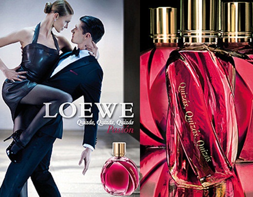 Loewe Quizas, Quizas, Quizas Pasion Perfume Ad - PerfumeDiary