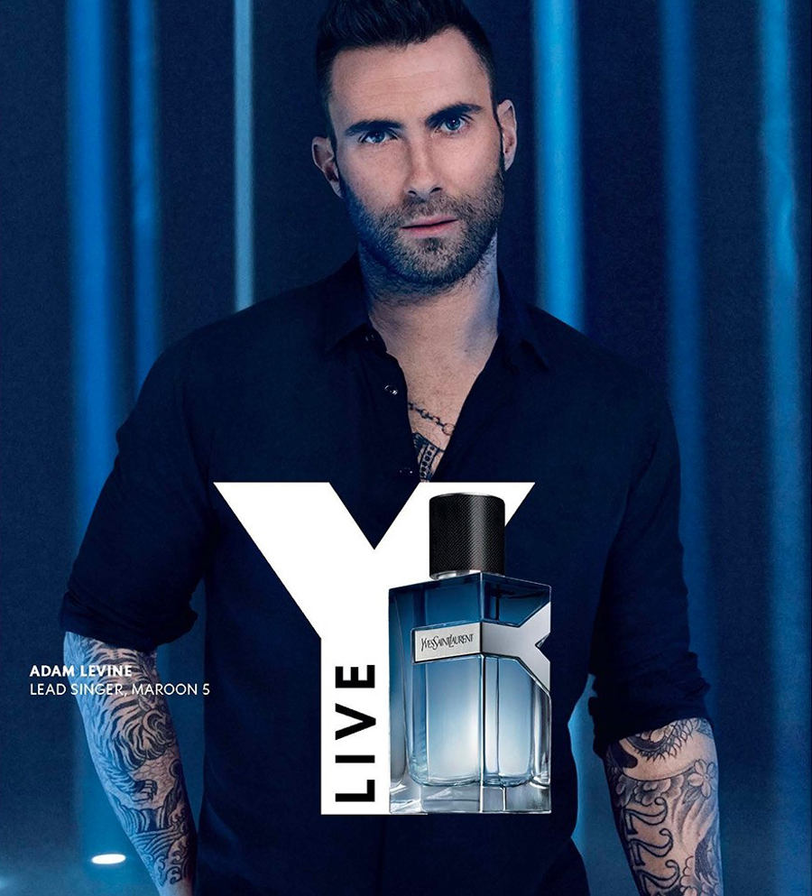 adam levine cologne yves saint laurent